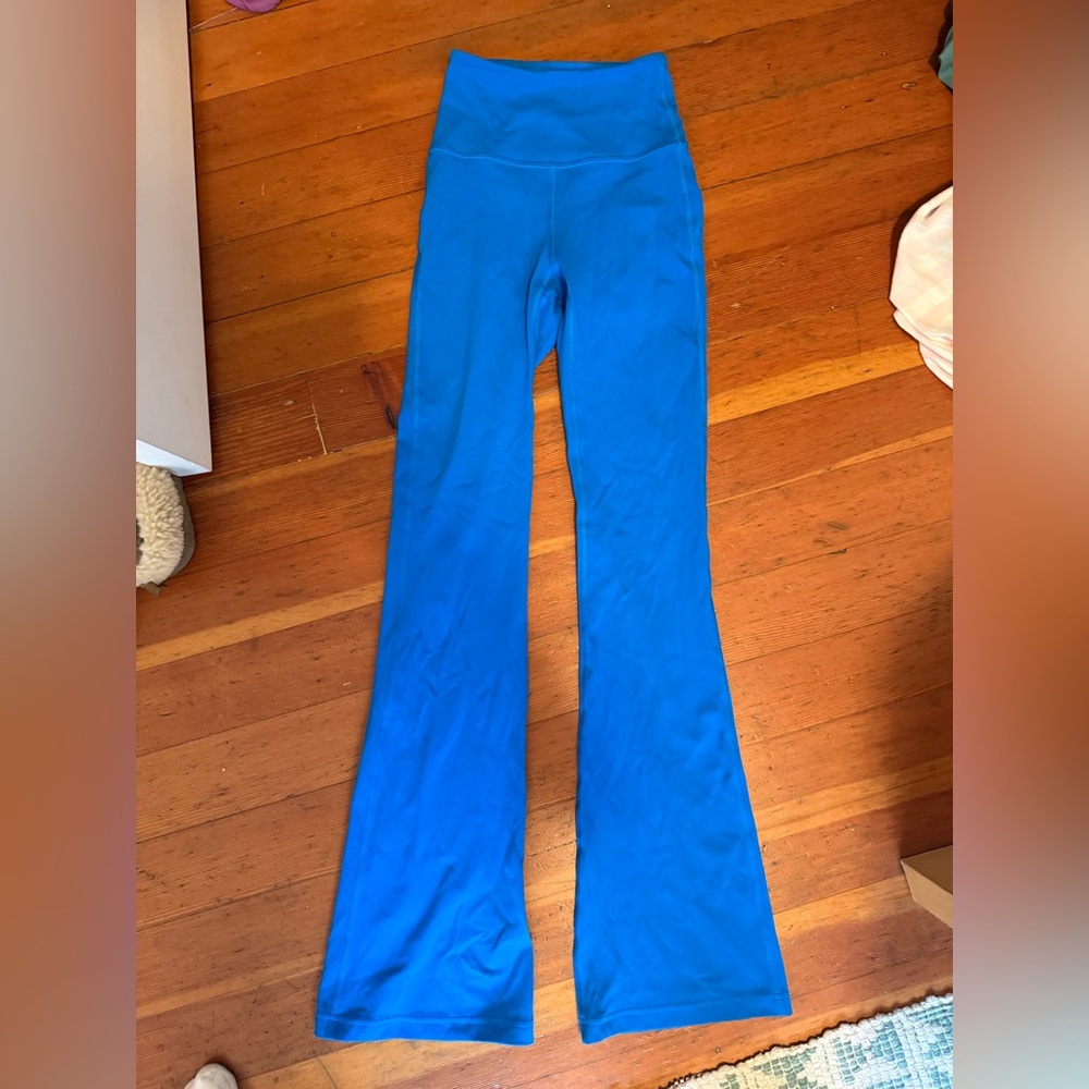 Lululemon Blue Flared Leggings